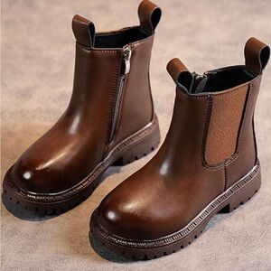 Boys Brown Ankle Boots